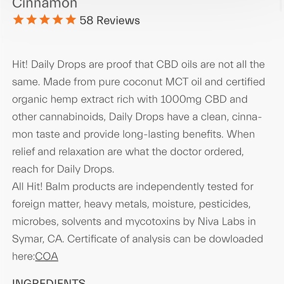 New Full Spectrum Daily C B D 1000 mg Drops -Pain Reliever - Holistic Health - Picture 4 of 5